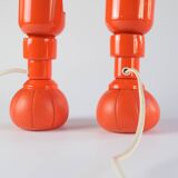 Rare Pair of Mid-Century Gino Sarfatti Model 600P Lamps for Arteluce, Italy 1966