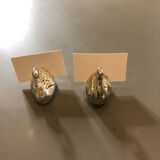 Set of 16 place-marked swans with names