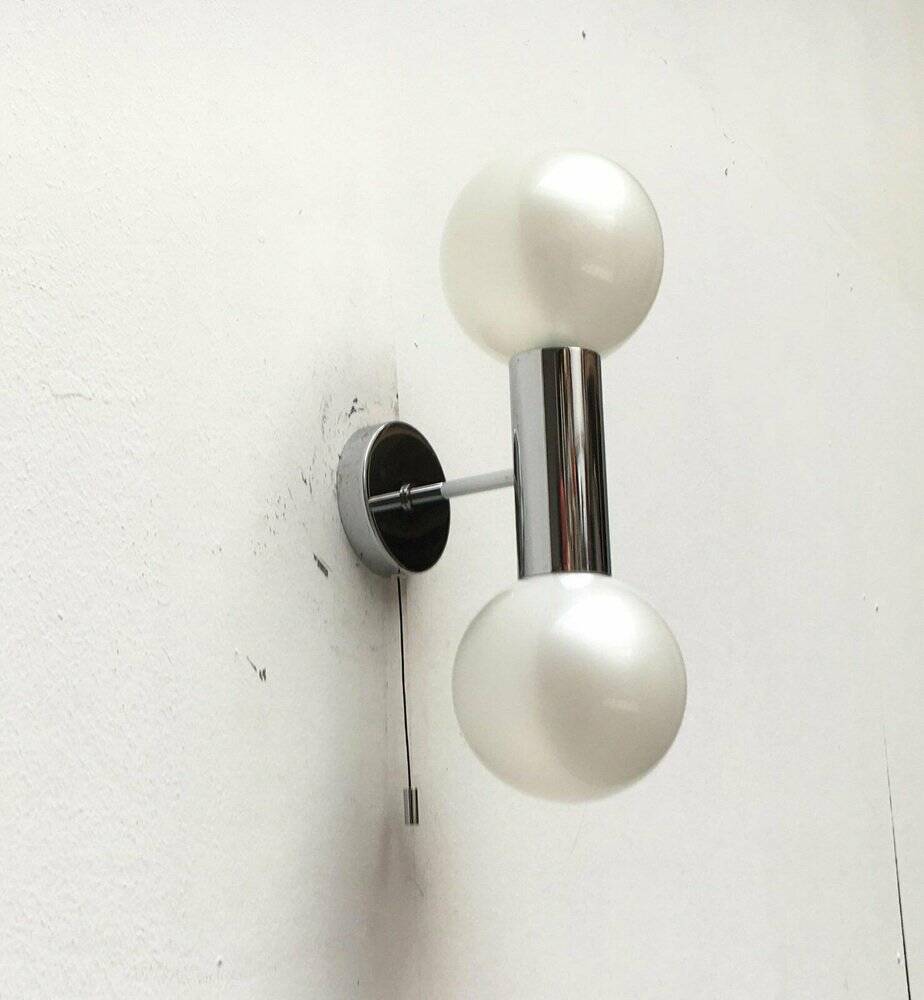 Vintage Space Age wall lamp by Motoko Ishii for Staff, 1970s.