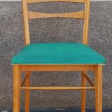Set of 6 chairs and 2 vintage armchairs