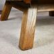 Brutalist solid oak coffee table