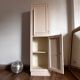 White 2-door bonnet cabinet