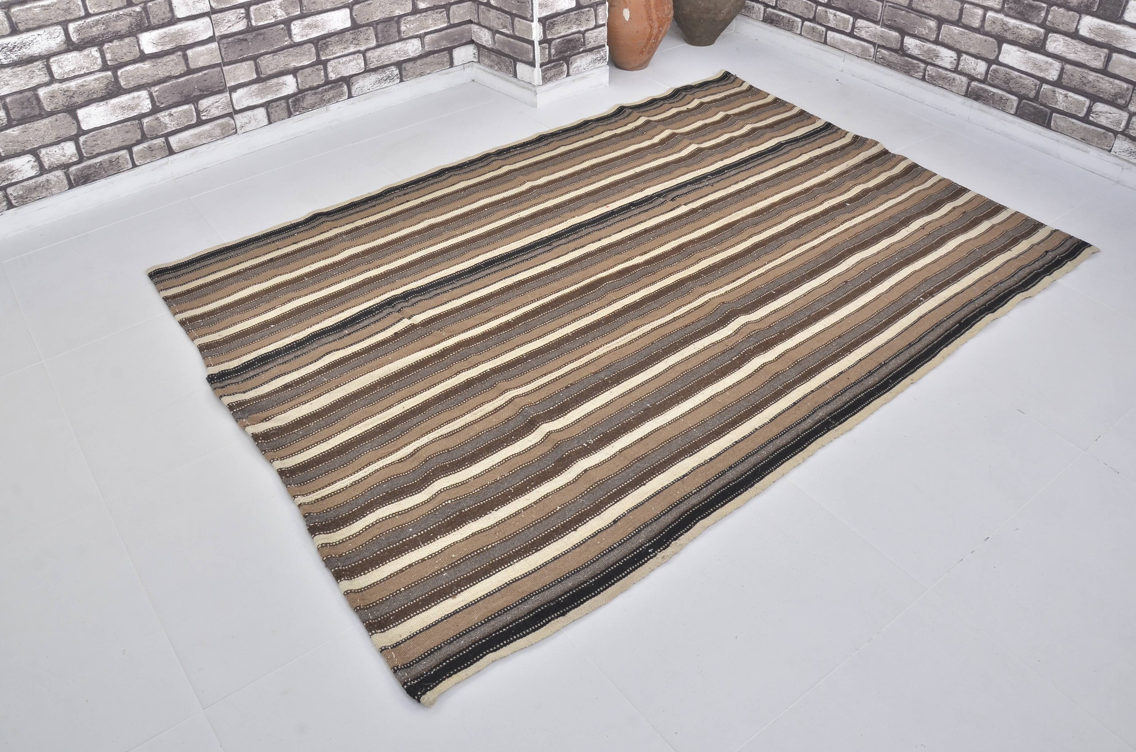 Vintage Stripe Handade Oushak Rug sku  1679