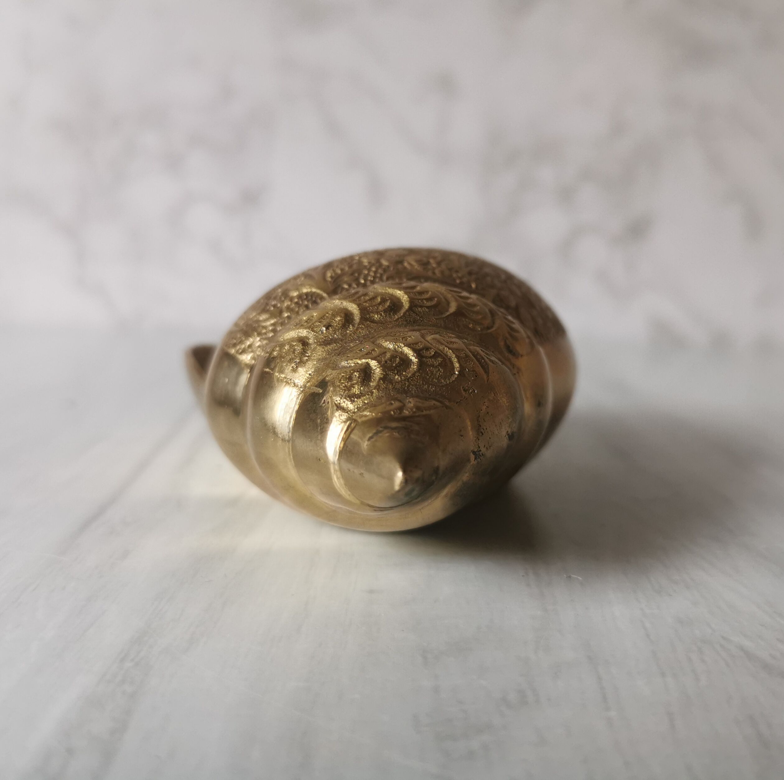 Brass shell ashtray