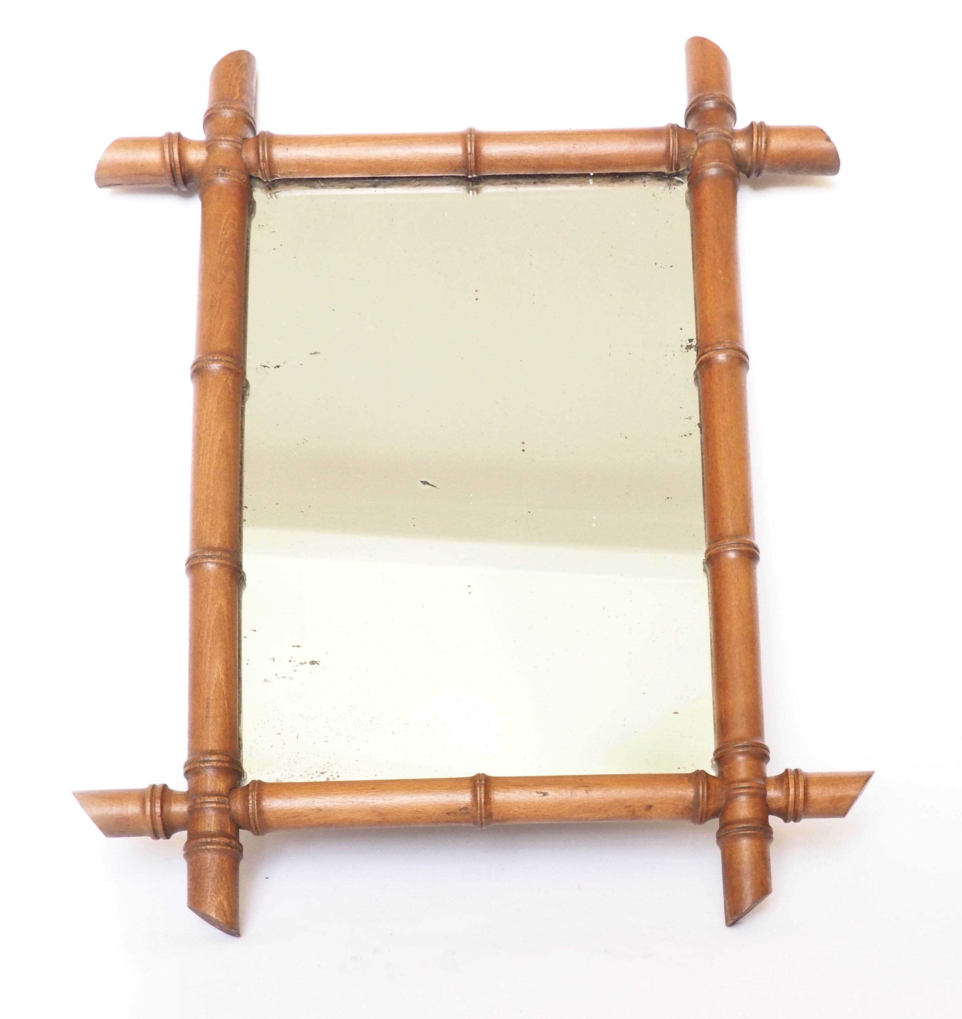 Large "bamboo" mirror 1900