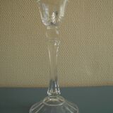 old crystal candlestick candleholder