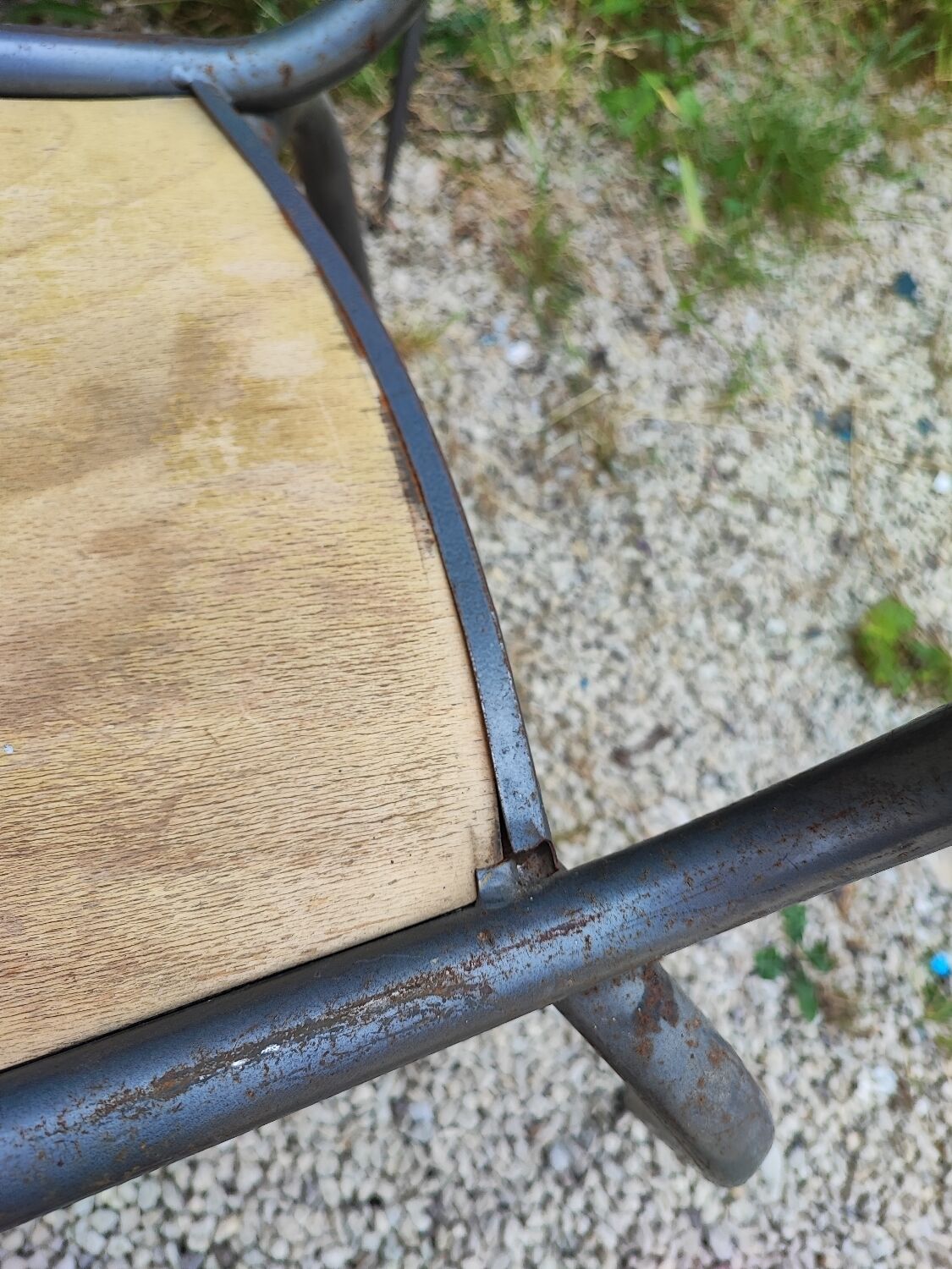Six Mullca 510 school chairs with tapered legs