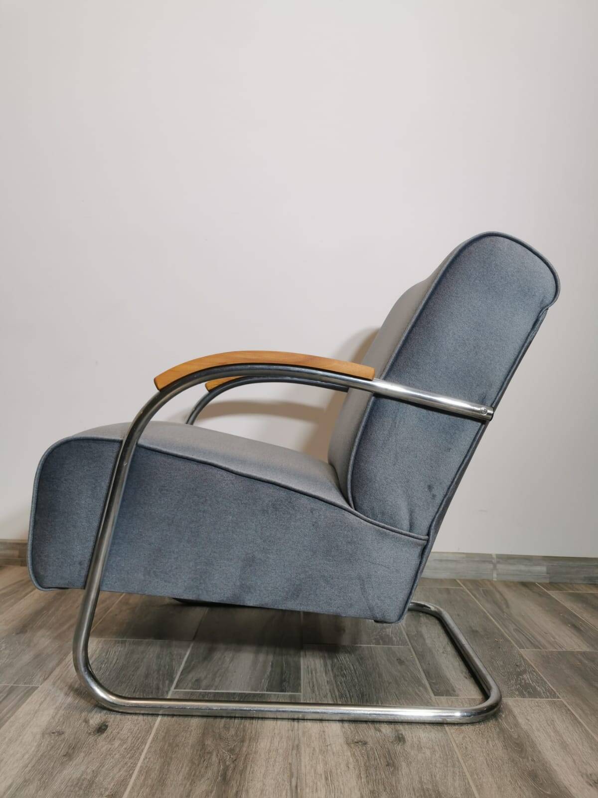 Fauteuil Bauhaus par Mücke Melder, 1940s