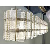 Modern Gold Murano Glass “Tropical” Chandelier by Simoeng, Italy