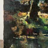 La  Cure rivière, technique couteau signé Robert Falcucci (1900-1989)