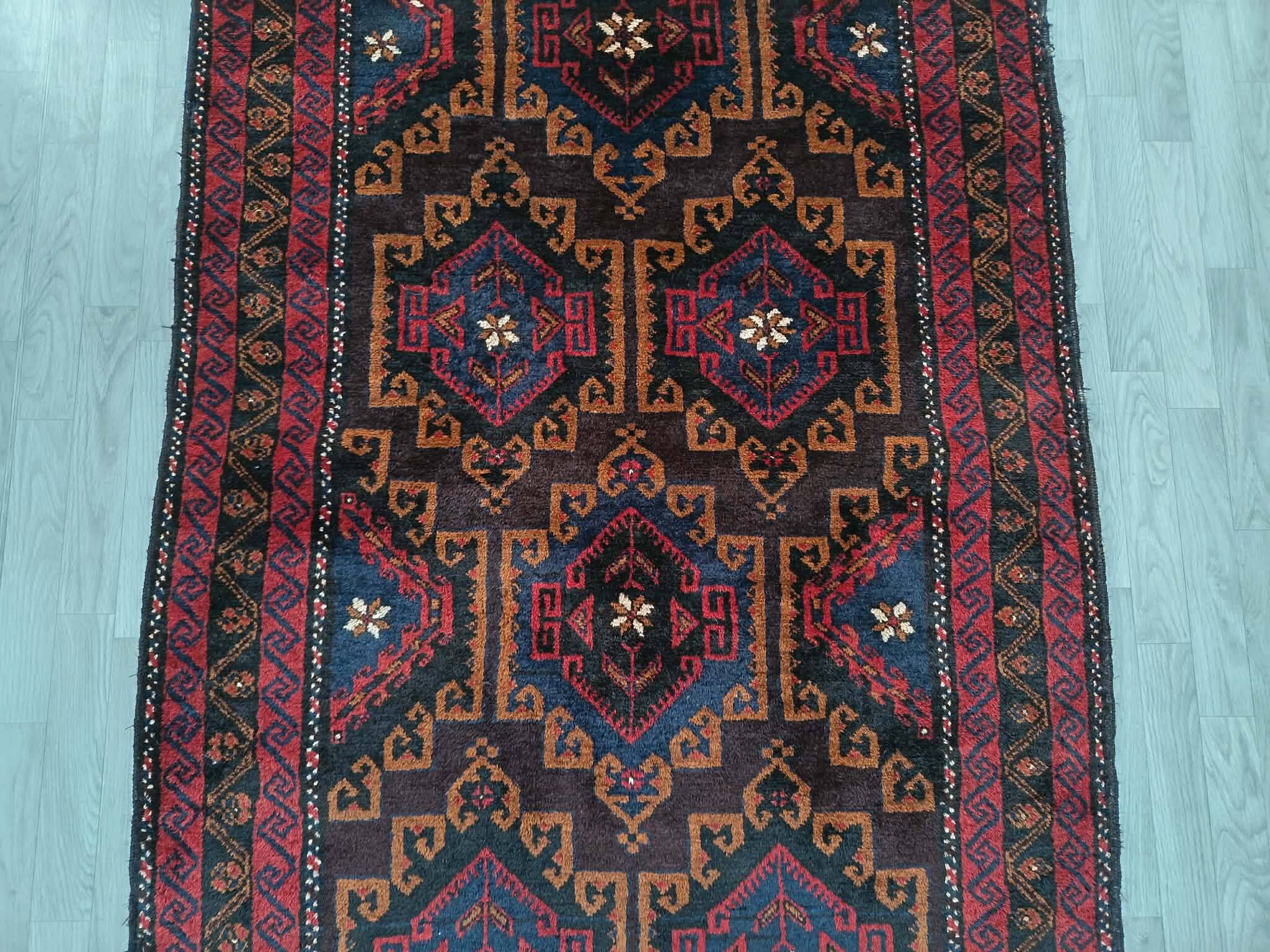 Handmade Afghan Belouch carpet