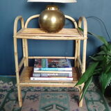 Bamboo storage shelf