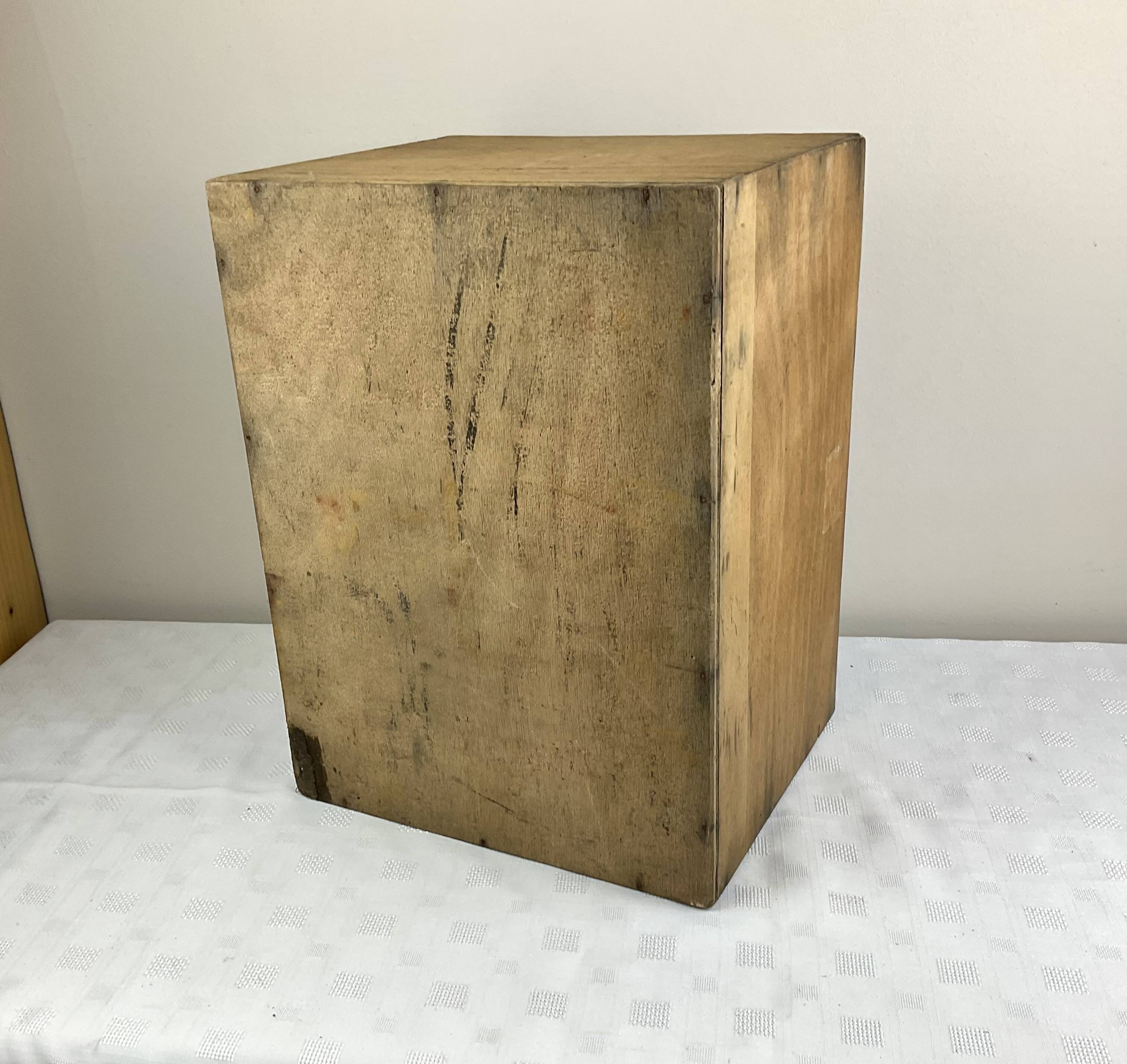 Old large wooden box