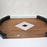 Wooden art deco tray