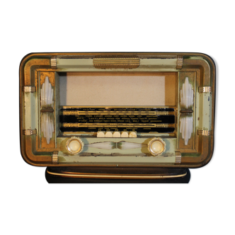 Poste radio bluetooth "Flammes" 1950s