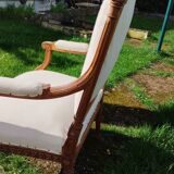 Paire de fauteuils anciens style louis xvi