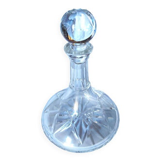 Cut crystal carafe with beautiful stopper