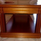 Table basse merisier