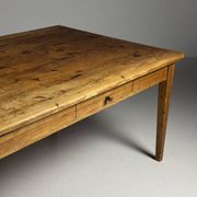 English antique pine dining table