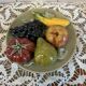Decorative slipware plate