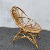 Rattan basket chair