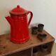 Red coffeemaker for the kitchen
