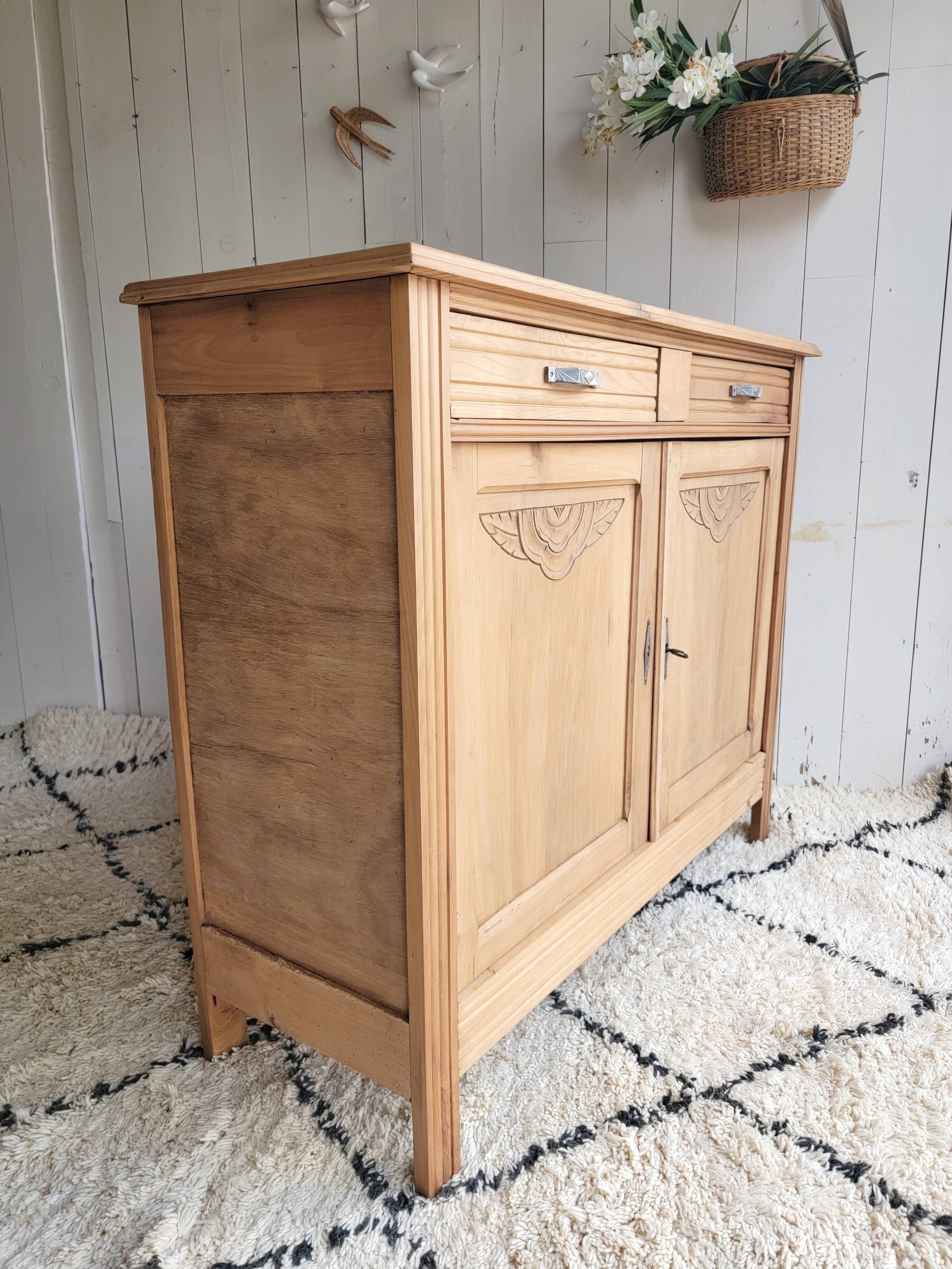 Antique art deco sideboard completely renovated