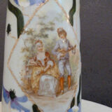 Art Nouveau style opaline vase