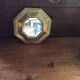 Brass mirror