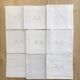 Set of 9 hand-embroidered linen towels