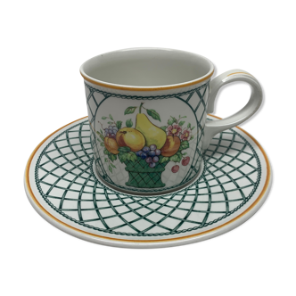 Large cup and saucer Villeroy & Boch