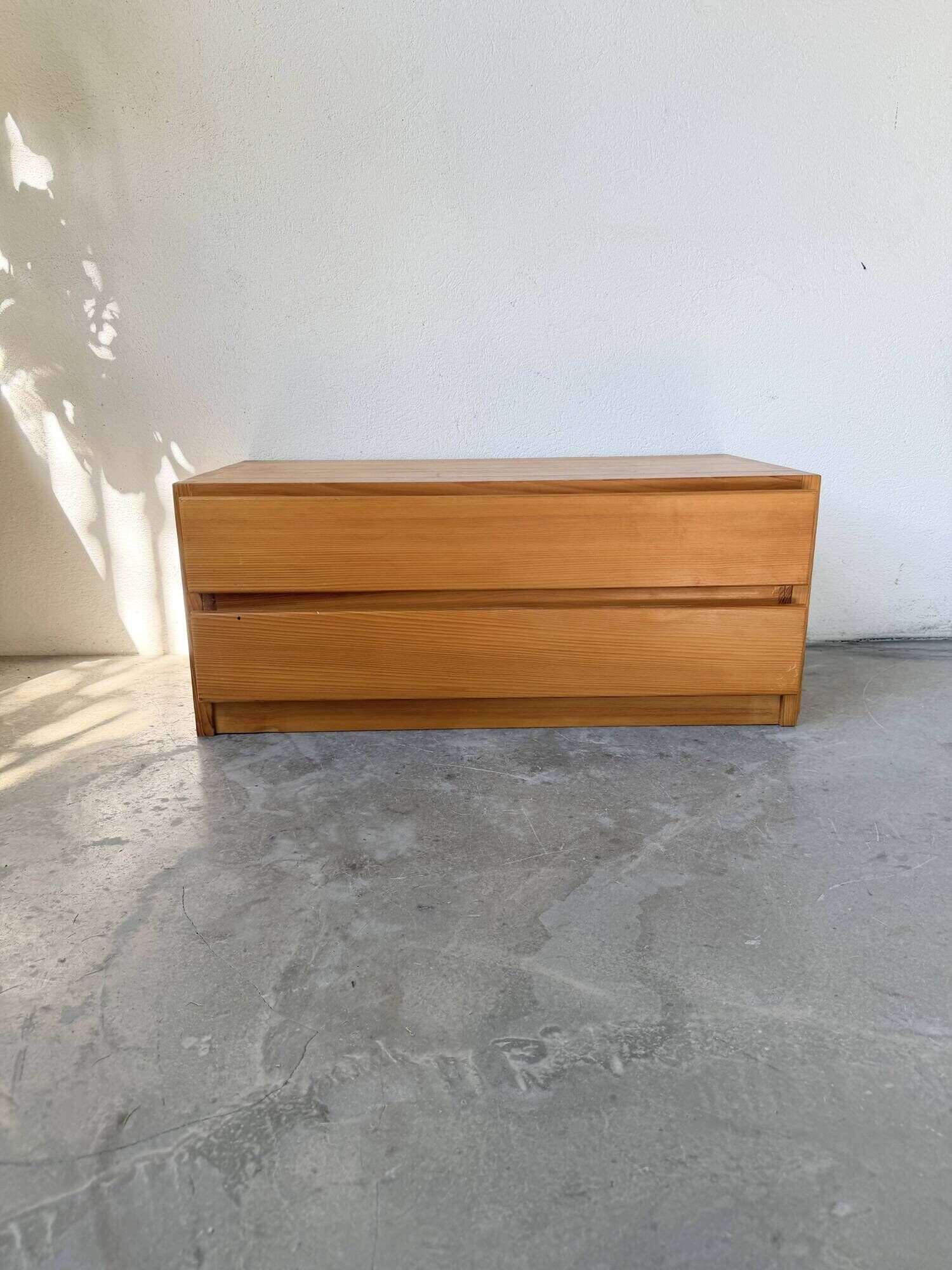 Bedside cabinet pine Maison Regain