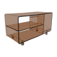 Hifi furniture in vintage smoked plexiglass 70's