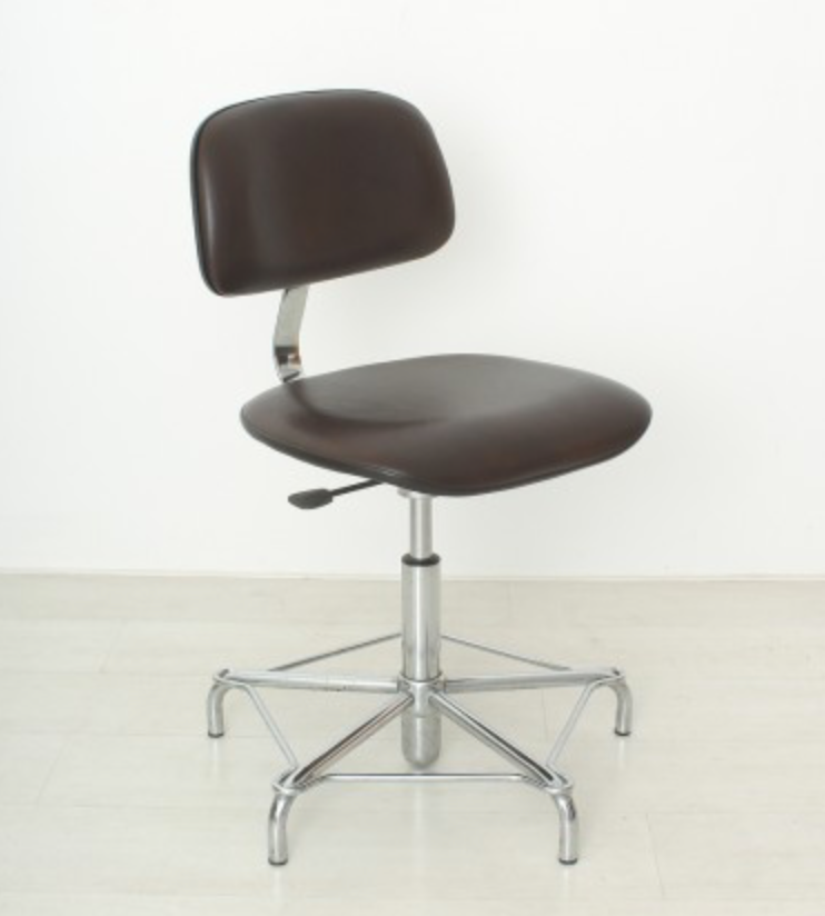 Brown swivel chair