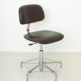 Brown swivel chair