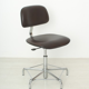 Chaise pivotante marron