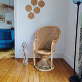 Fauteuil Emmanuelle en osier
