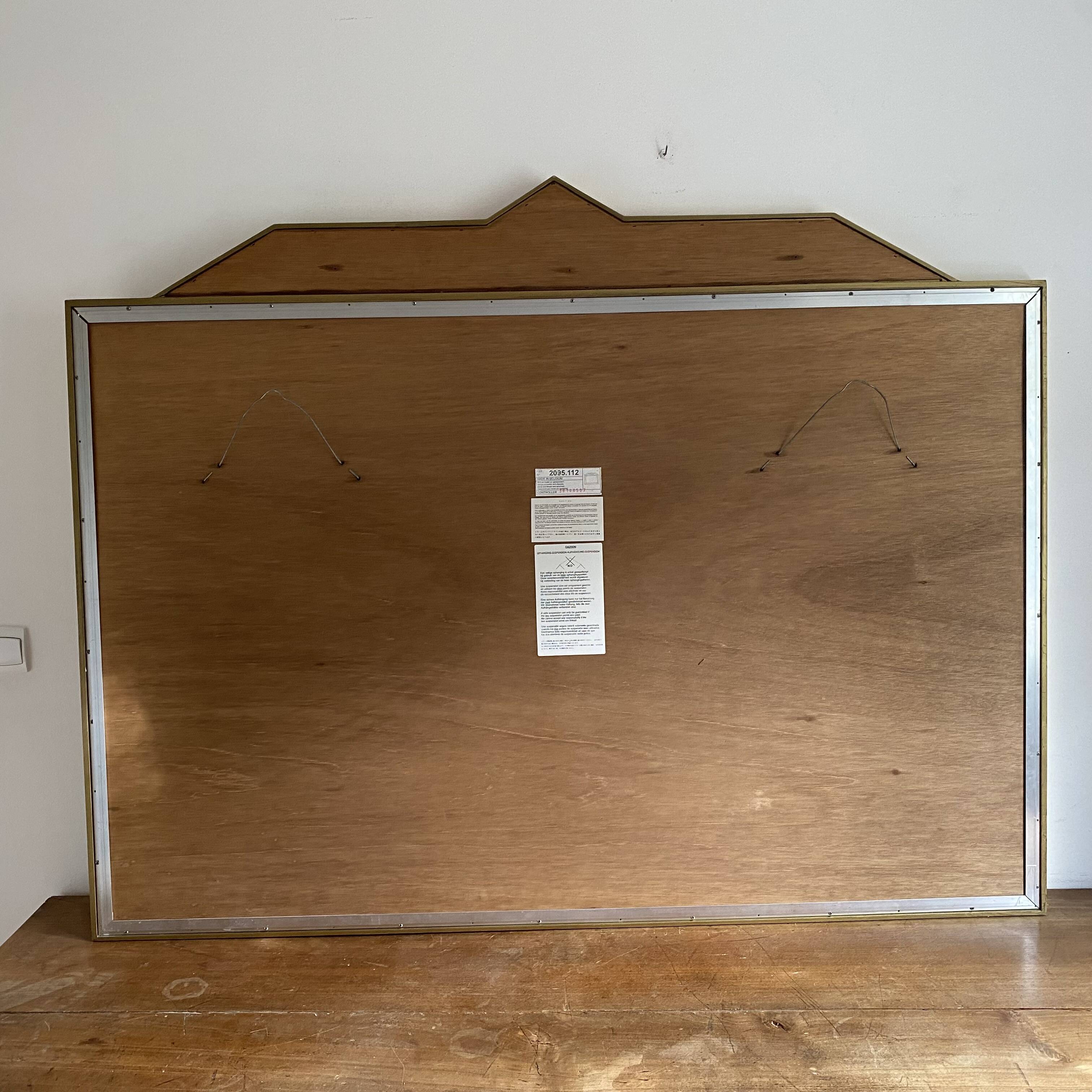 Deknudt parclose mirror. 1970. Hollywood Regency. 142x110.