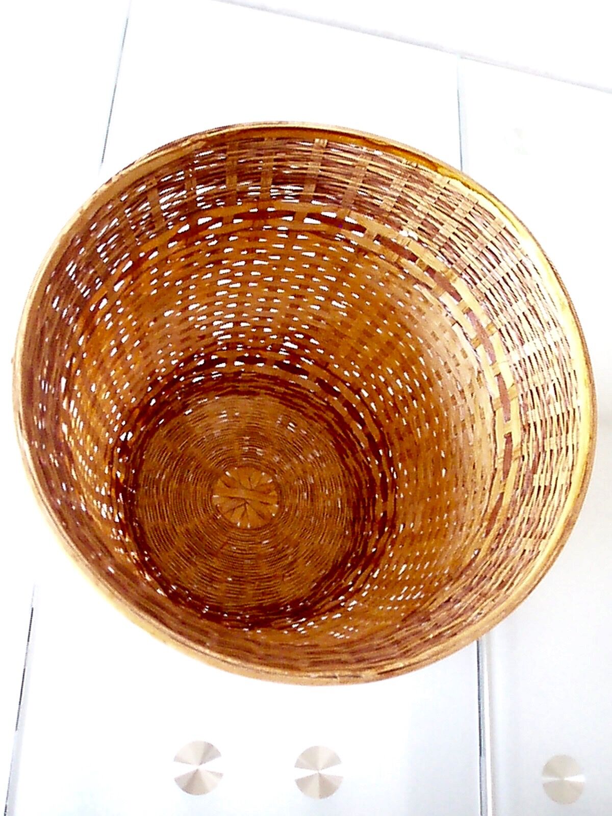 Vintage wicker basket