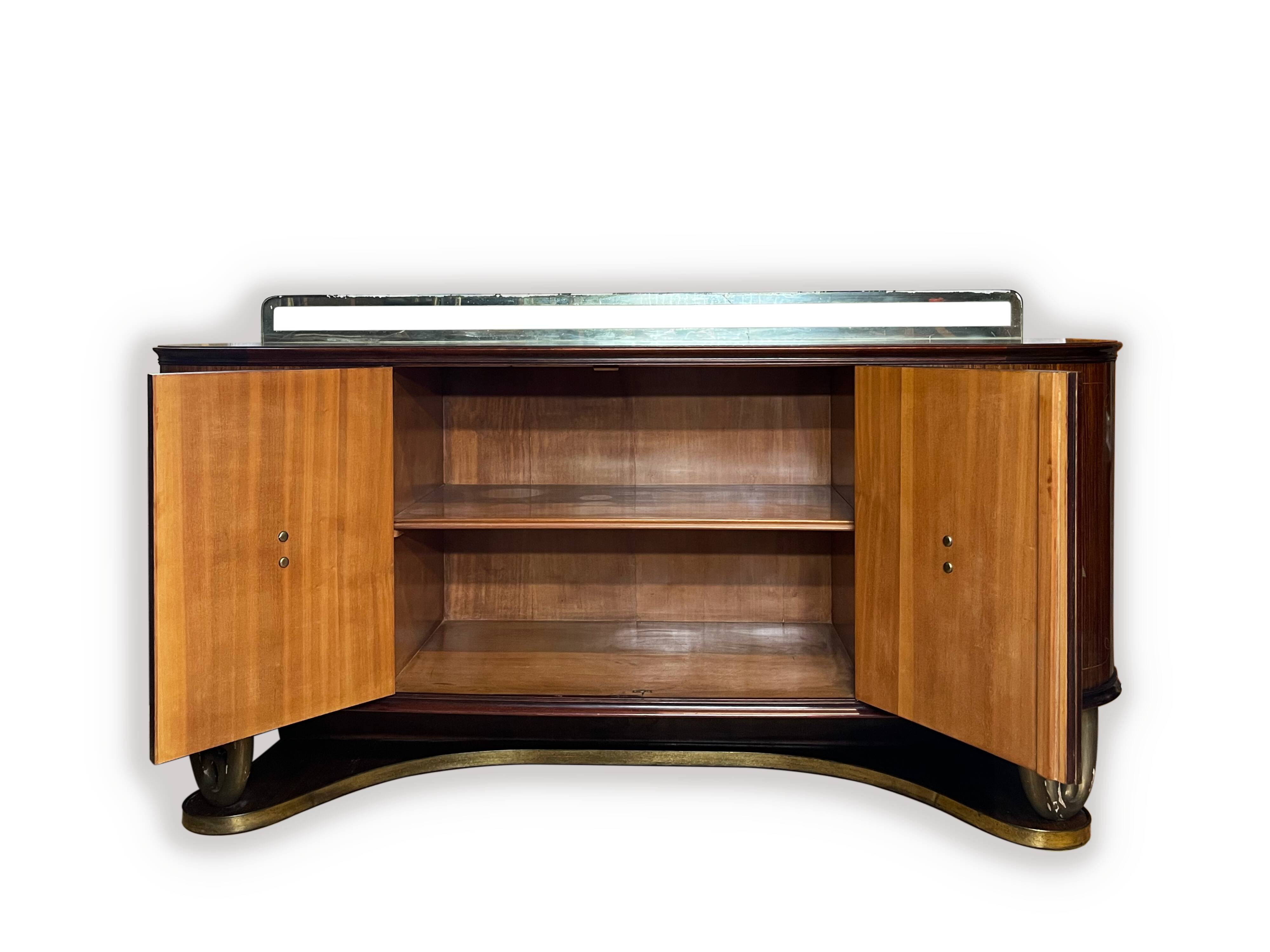 Buffet vintage, dans le style de Paolo Buffa, 1950