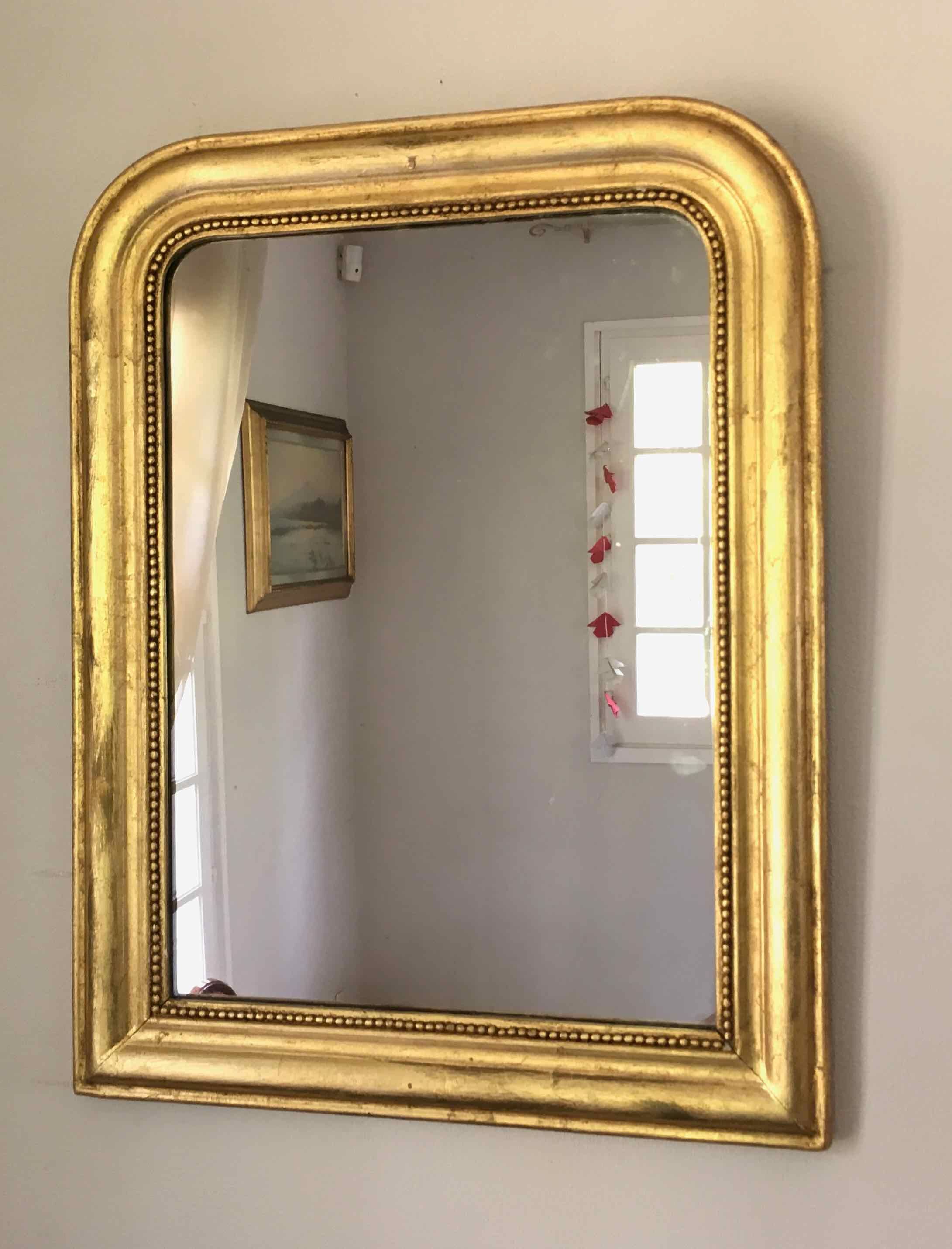Mirror Louis Philippe gilded 68x52