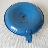 Enamelled sheet metal candle holder