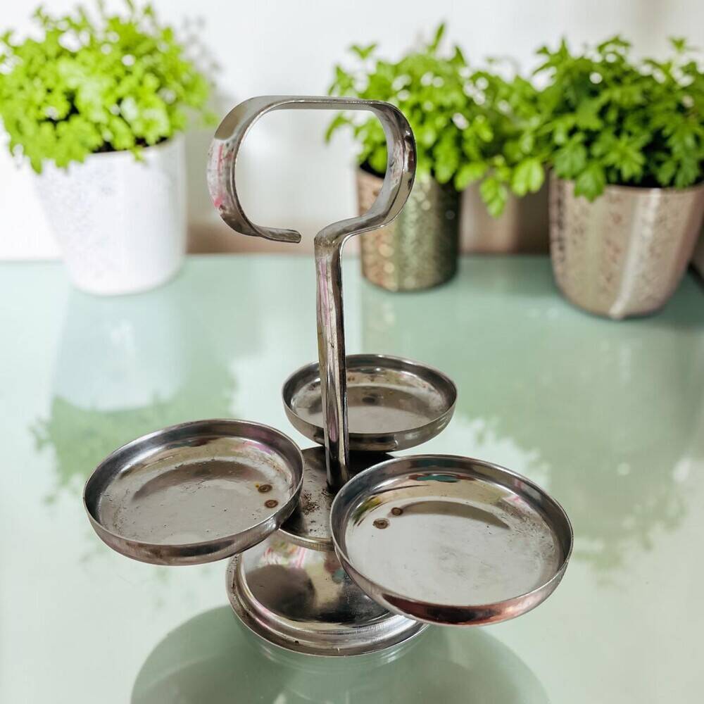 Mid Century Modern rotating condiment caddy set by Twin Bay