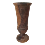 Olive vase, turned wood