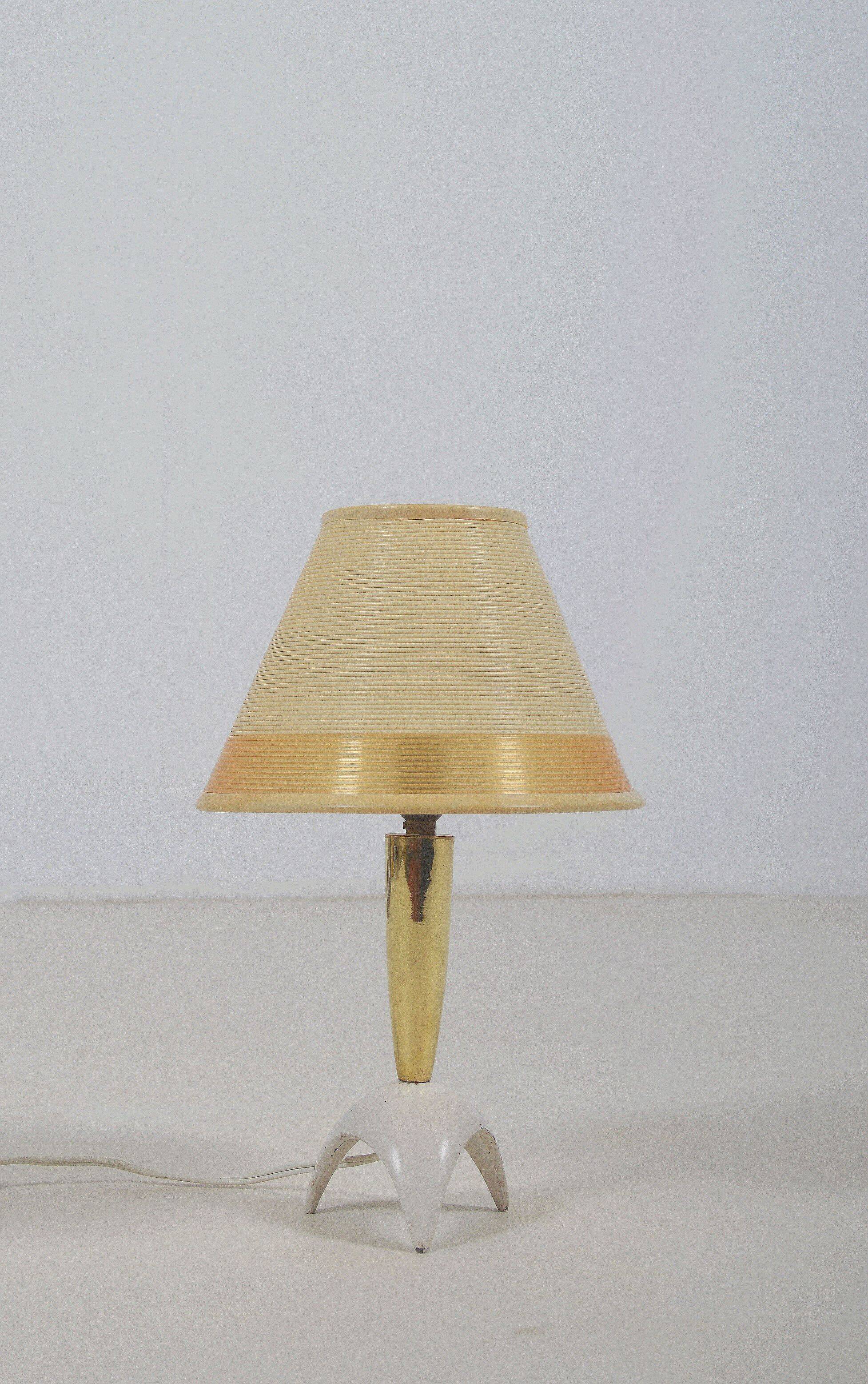 Lampe de table vintage Rotaflex sur trépied, années 50