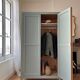 Parisian wardrobe in painted wood