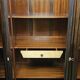 Varnished mahogany 4-door wardrobe