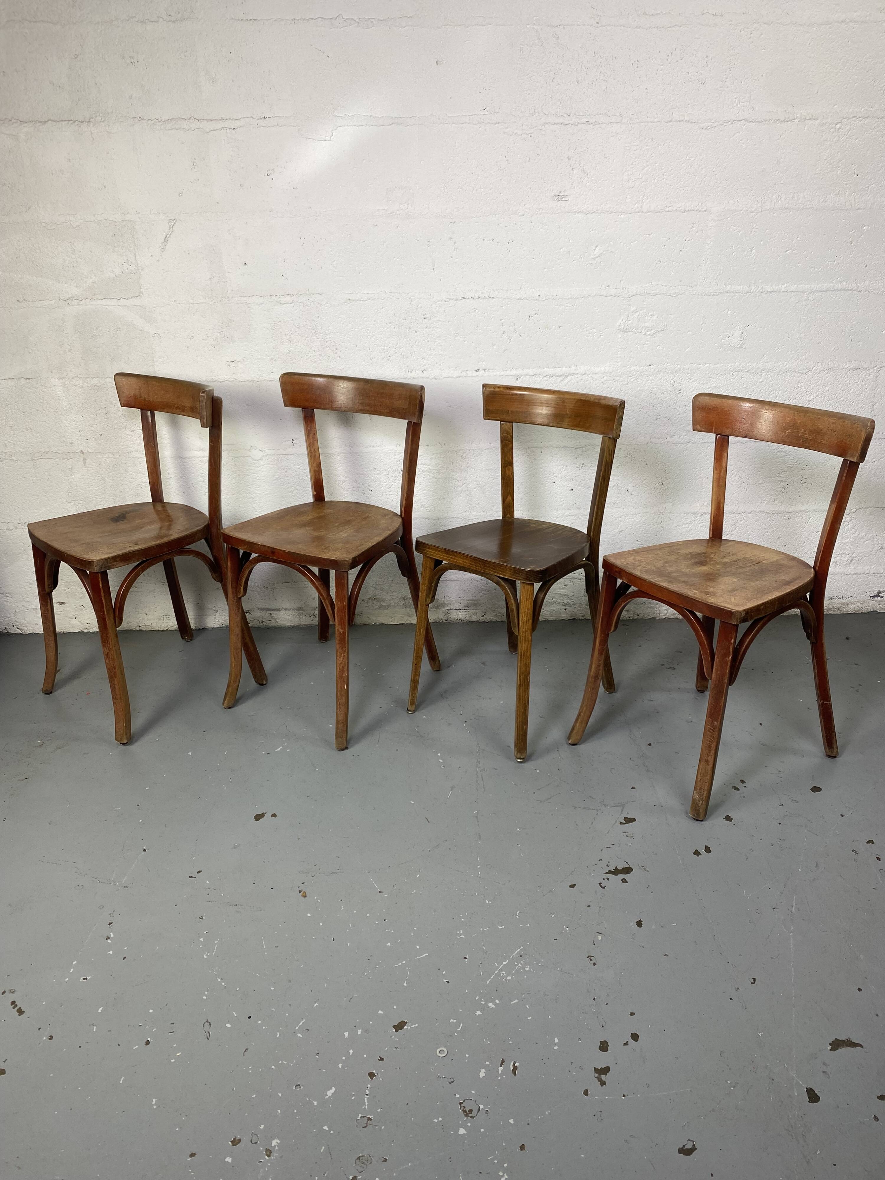 4 Baumann bistro chairs