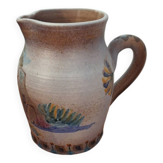 Terracotta pitcher by Robert Mahéo