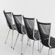 Set of 4 chairs "scoubidou", France, 1960s